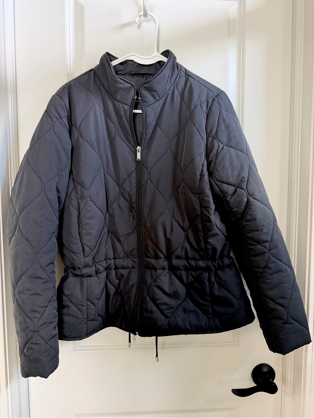 New York & Company Black Quilted Jacket